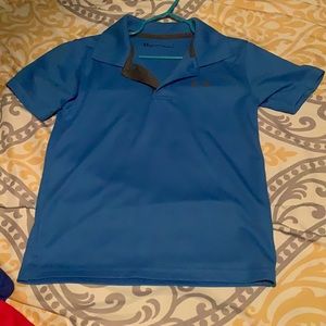 Under armour boys polo size 6 light blue
